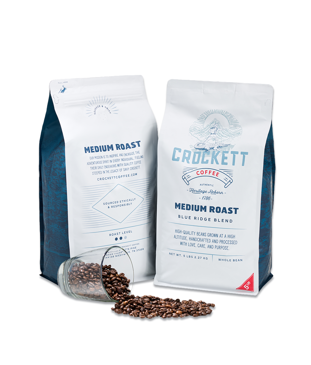 Medium Roast Whole Bean Coffee 5LB